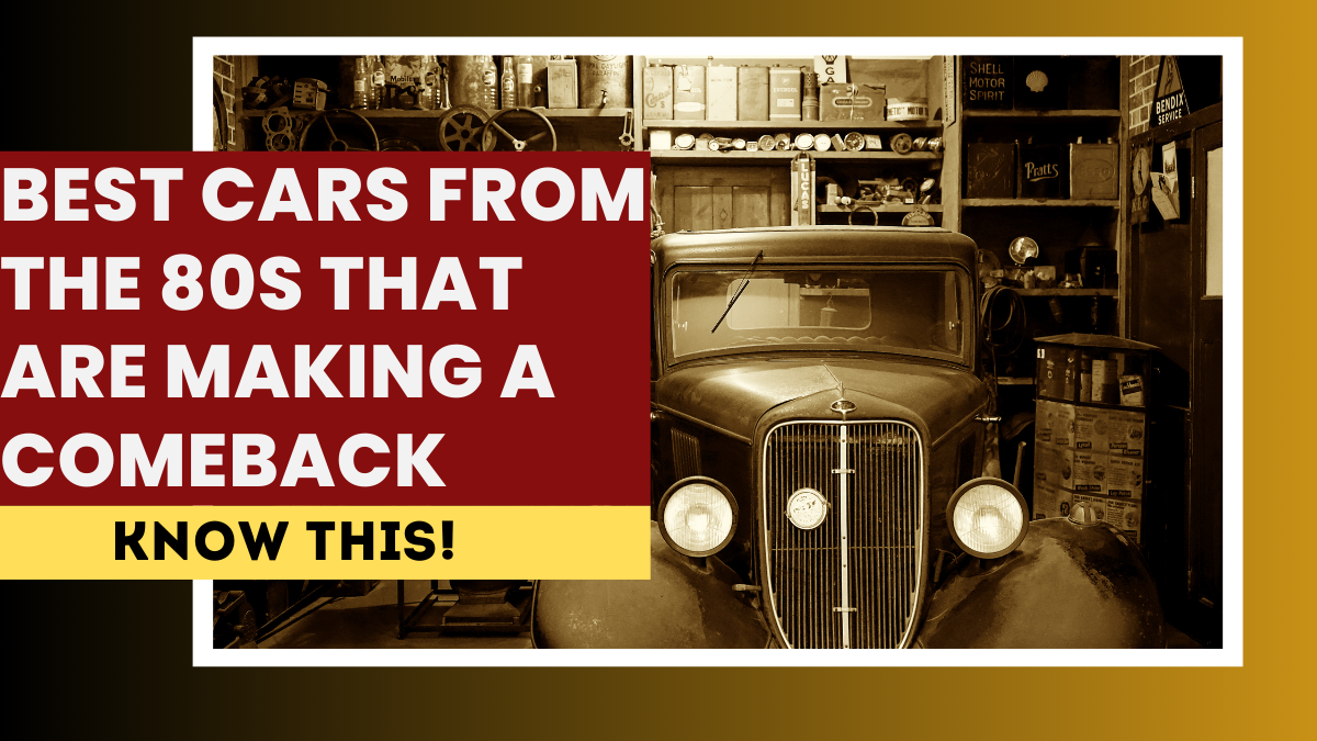 Best Cars from the 80s That Are Making a Comeback