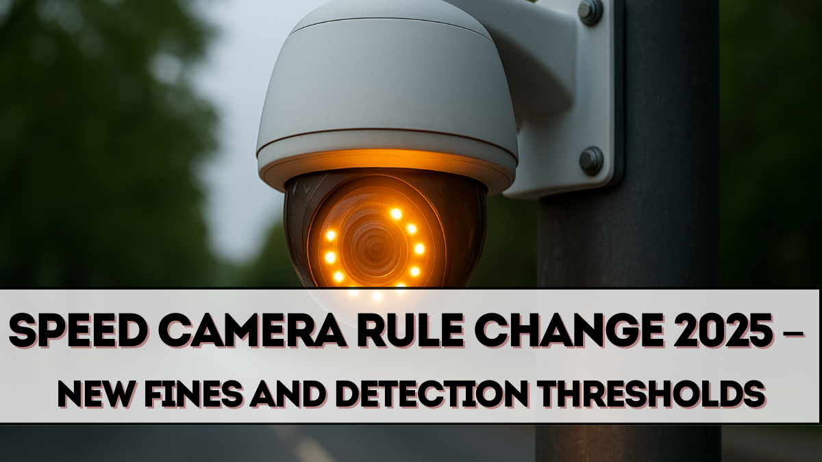 Speed Camera Rule Change 2025 – New Fines and Detection Thresholds Explained